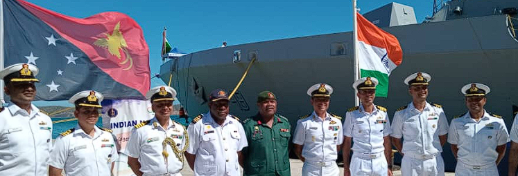 As Indian Interests Rise In Pacific, Navy Ships Dock In Papua New Guinea