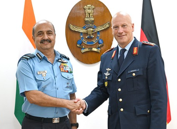 IAF Chief VR Chaudhari, German Counterpart Discuss Ways To Enhance Cooperation Between Two Air Forces