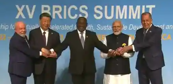 PM Modi, Xi Jinping Stand Apart In BRICS Group Photo Ahead Of Plenary Sessions