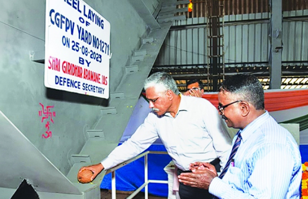 GSL Initiates Construction Of Four Fast Patrol Vessels For Indian Coast Guard