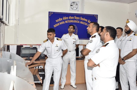UAE Navy Delegation Visits Indian Navy Facilities For Collaboration In Meteorology, Oceanography, Weather Modelling