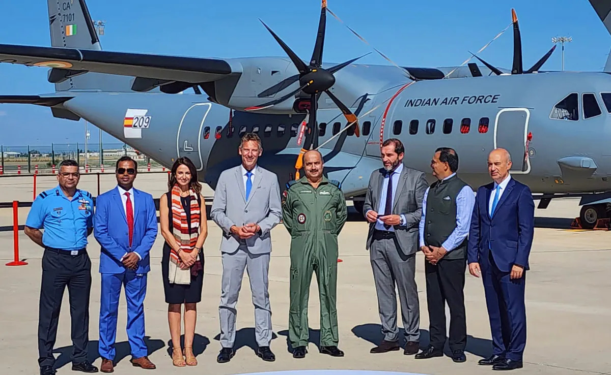 Airbus Delivers 1st C-295 Aircraft To IAF Chief In Spain