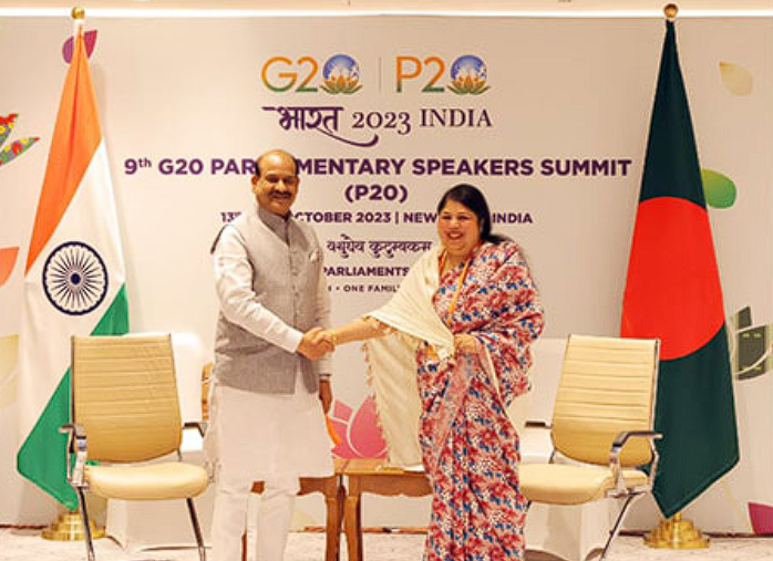LS Speaker Holds Bilateral Talks With Bangladesh Counterpart Ahead Of G20 Parliamentary Speakers’ Summit