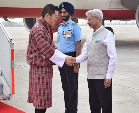 Bhutan King Arrives In Delhi; Scheduled To Meet PM Modi, EAM Jaishankar