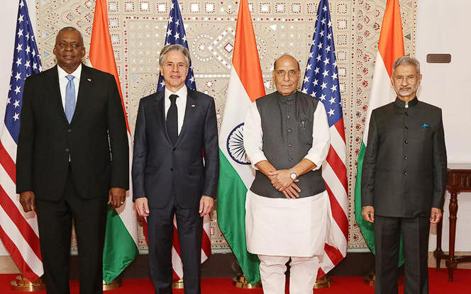 India & The US Stand With Israel: 2+2 Dialogue