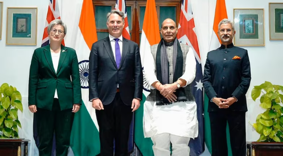 India, Australia Commit To Boosting Strategic Ties As Their Diplomats And Defense Chiefs Hold Talks