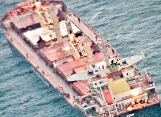 The Indian Navy Is Shadowing A Bulk Carrier Likely Taken By Somali Pirates In The Arabian Sea