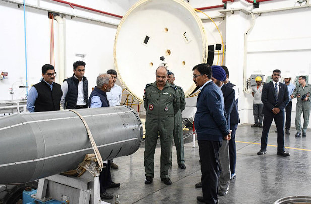 Air Chief Visits Plant To Inspect Universal Air Bomb Made By Solar