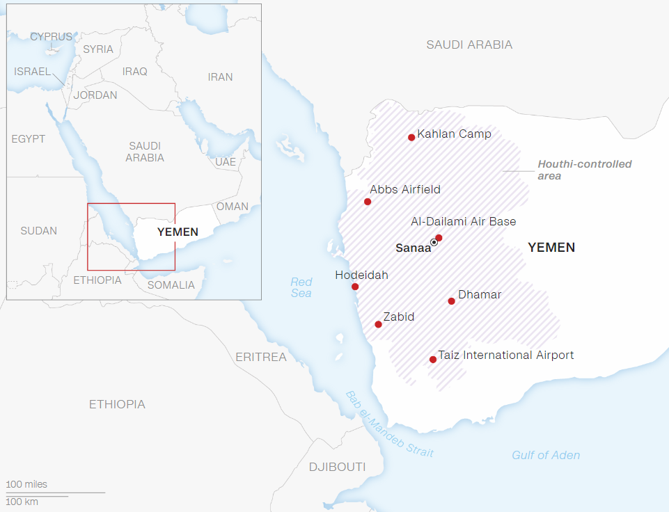 US And UK Carry Out Strikes Against Iran-Backed Houthis In Yemen