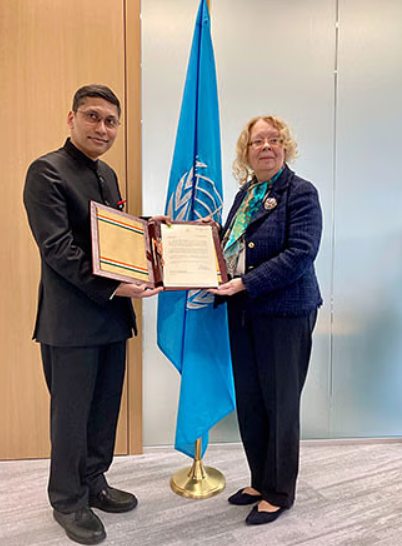 Indian Envoy Arindam Bagchi Presents Credentials To UN Geneva Director-General