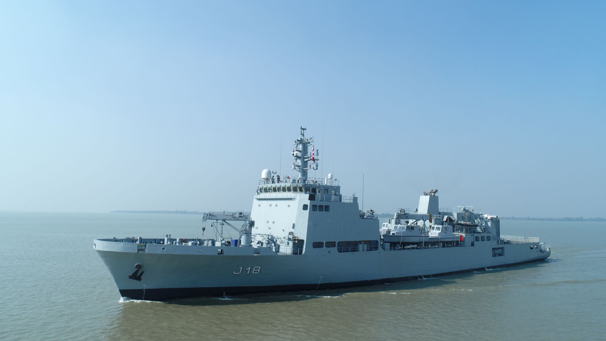 Indian Navy Commissions Survey Vessel INS Sandhayak