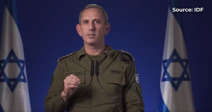 IDF's Daniel Hagari, Says We Have Credible Intelligence That Hamas Held Hostages In Nasser Hospital