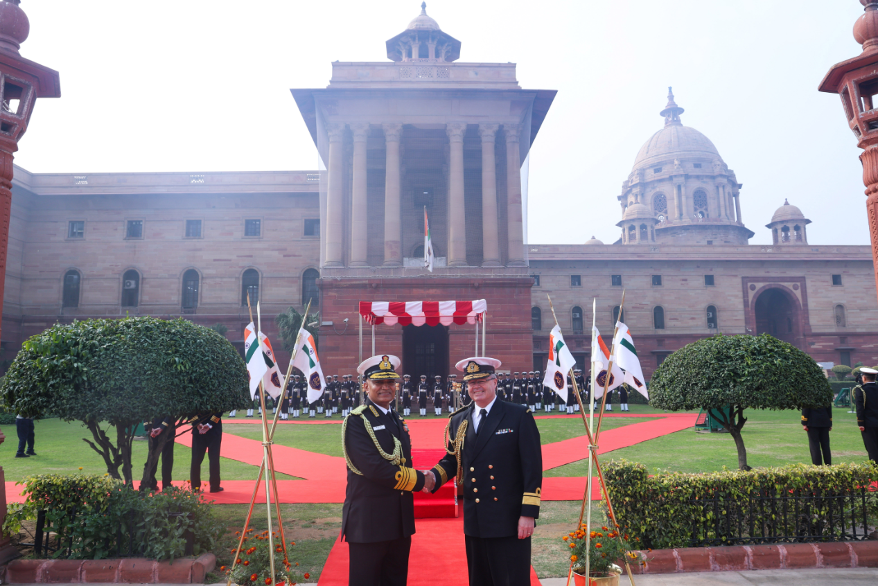 RADM David Proctor, Chief Of Navy, Royal New Zealand Navy Visits India