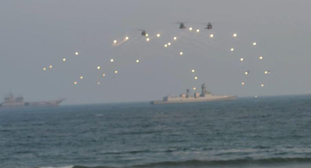 Indian Navy Showcases Maritime Air Might At MILAN 24