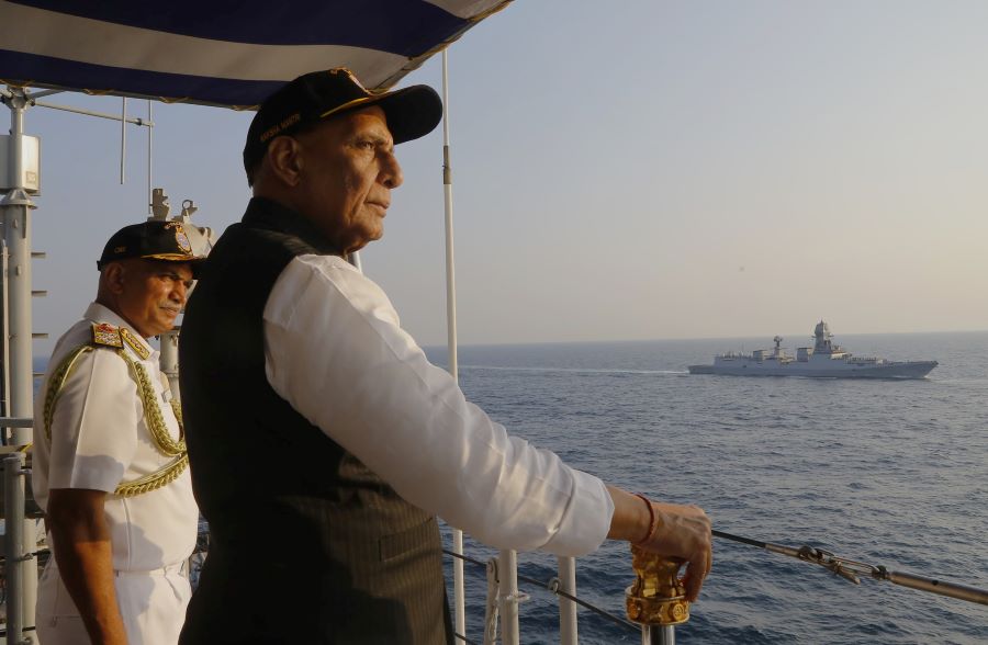 Defence Minister Inaugurates Navy’s Infrastructure Facility ‘Project Seabird’ In Goa