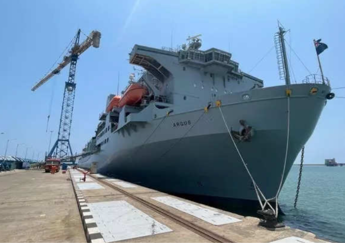 UK Royal Navy Vessels Arrive In Chennai