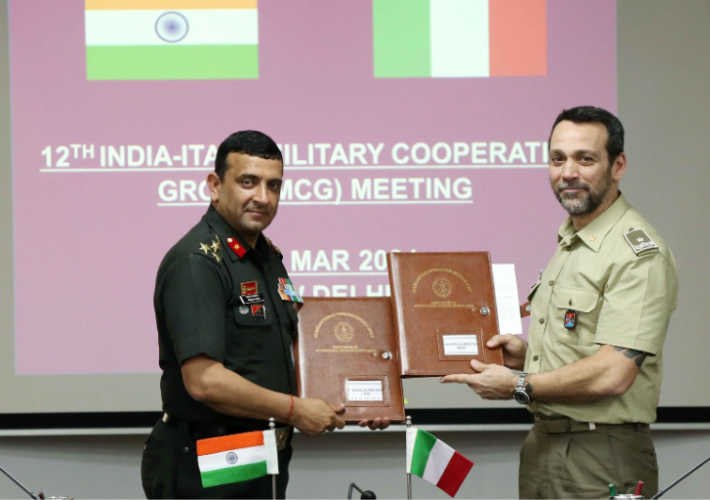 India-Italy Deepen Defence Ties