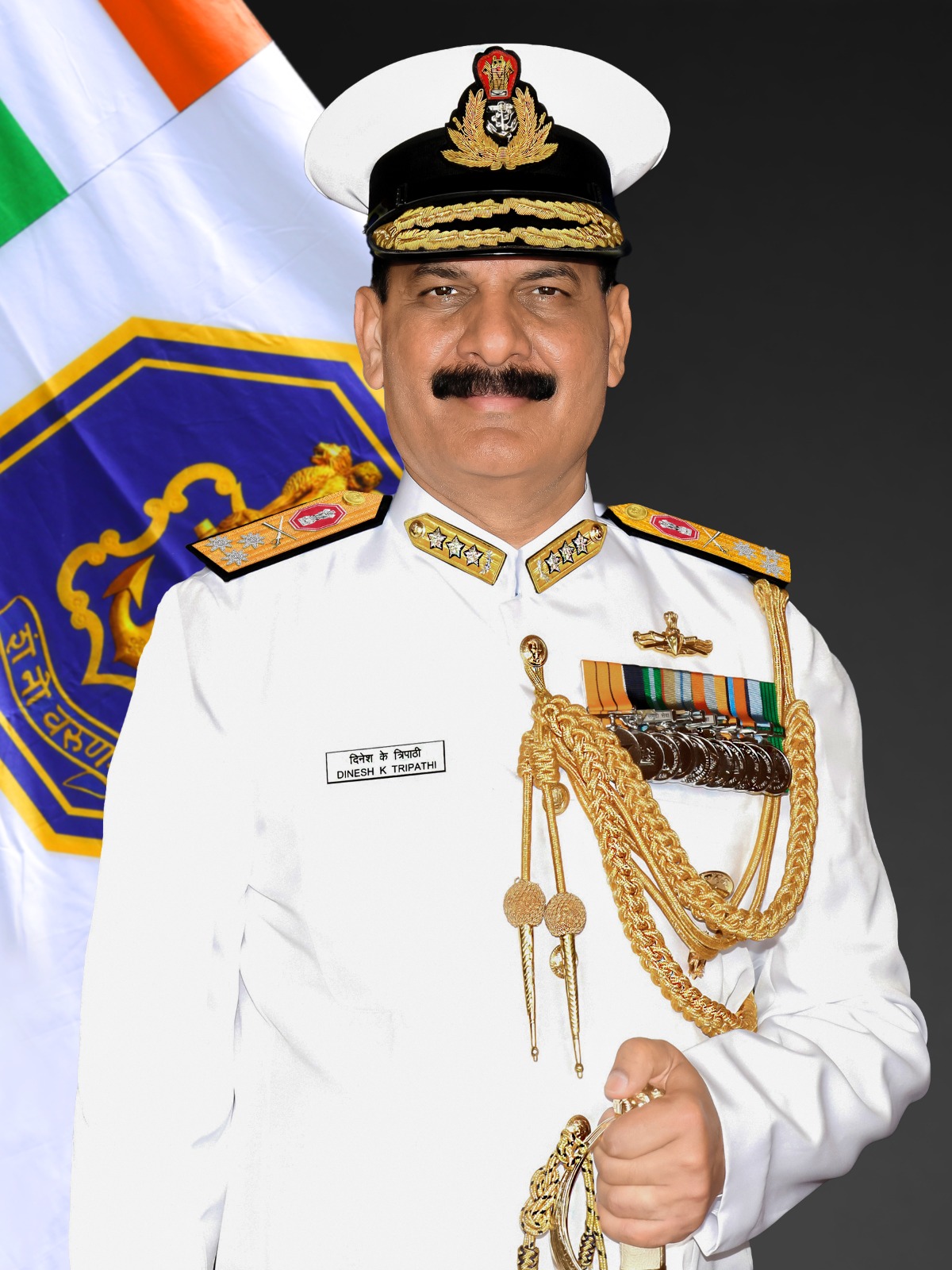 Vice Admiral Dinesh Kumar Tripathi To Take Over As Navy Chief