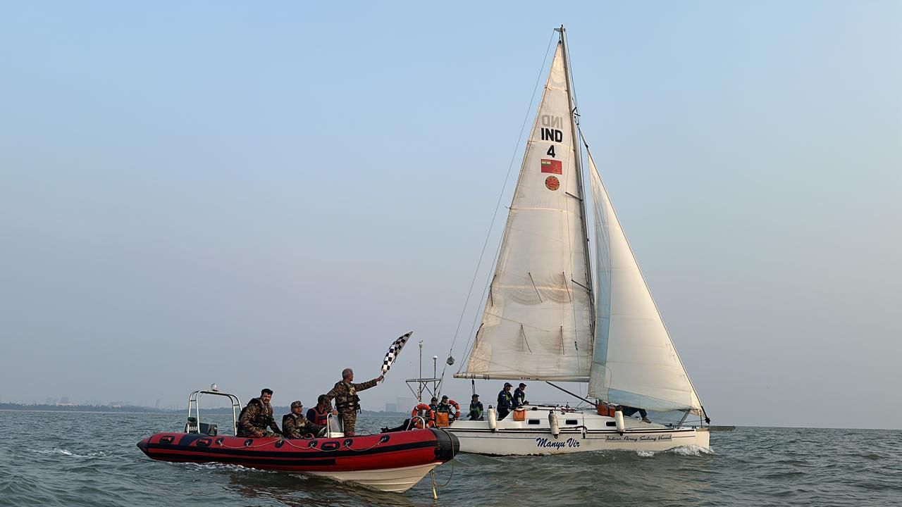 Around The World Sailing Competition: Indian Tri-Services All-Women Crew Hones Skills In Arabian Sea