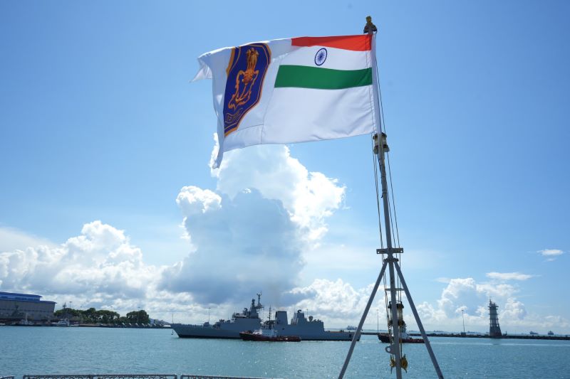 Indian Navy War Ships Embark On Strategic Deployment in South China Sea