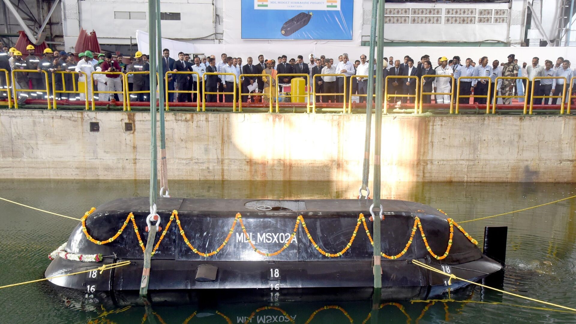 Indian Navy, Arowana, Midget Submarine, MDL