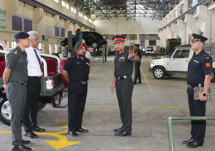 Indian Army's DG-EME Inspects Weapon Platform Maintenance in Pune