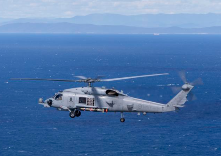 Australian Navy Helicopter Unprofessionally Intercepted by PLA-AF Fighter