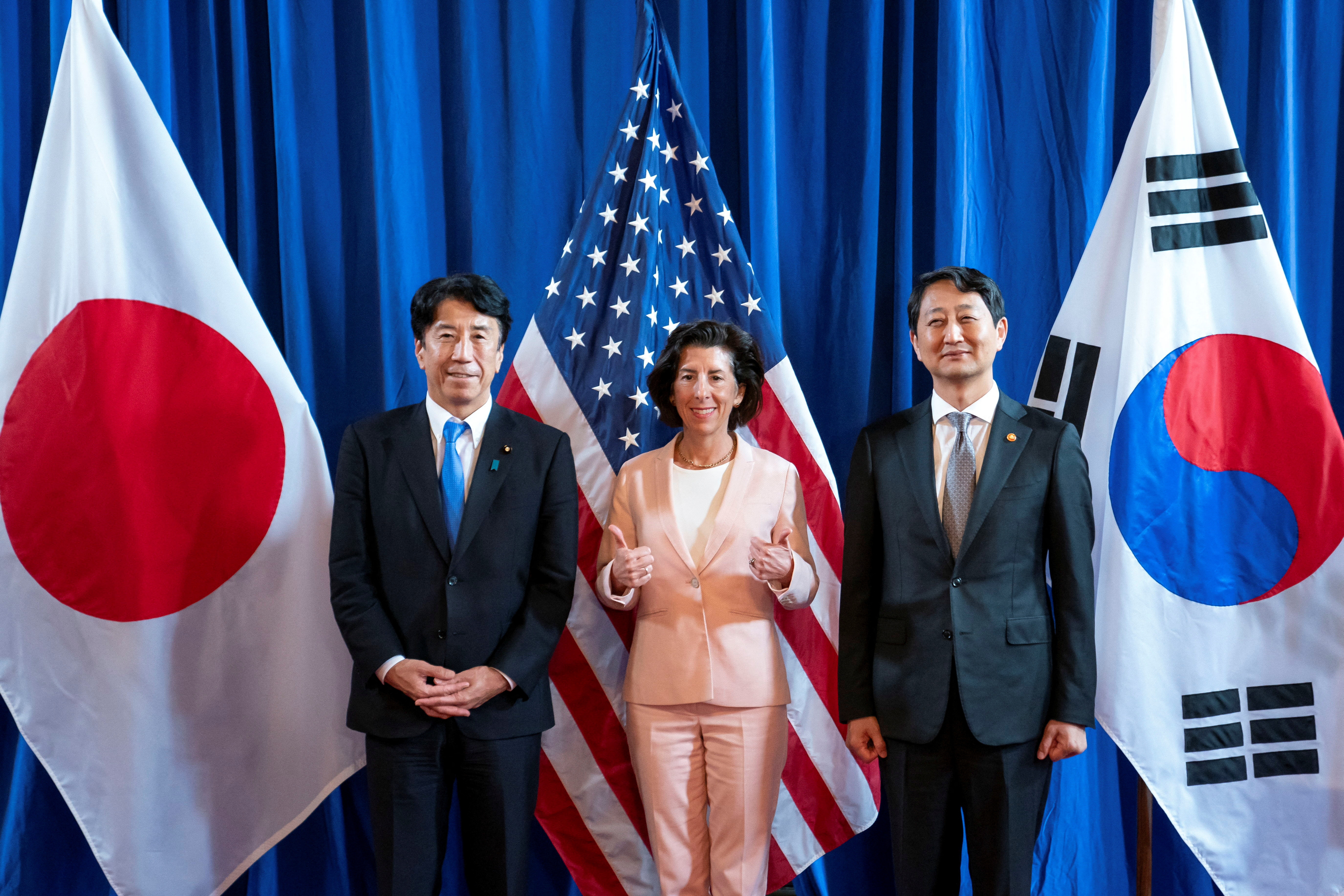 South Korea, Japan and U.S. To Work On Emerging Tech, Effort On To Stymie China