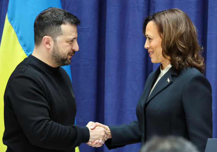 VP Harris To Address Ukraine Summit, Meet Zelenskiy