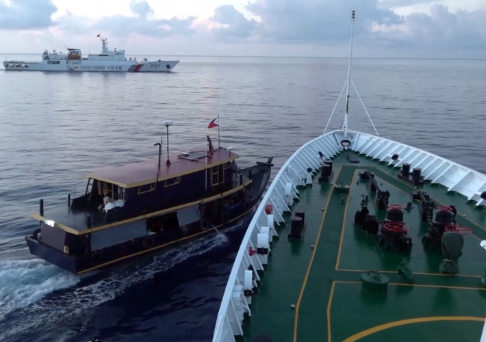 China Coast Guard: Philippine Supply Ship Bumped Chinese Ship