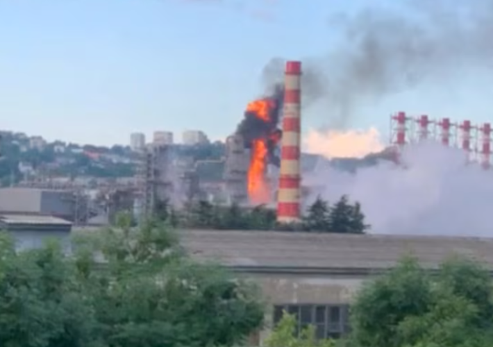 Drone crashes into Ilsky oil refinery in Russia's Krasnodar region