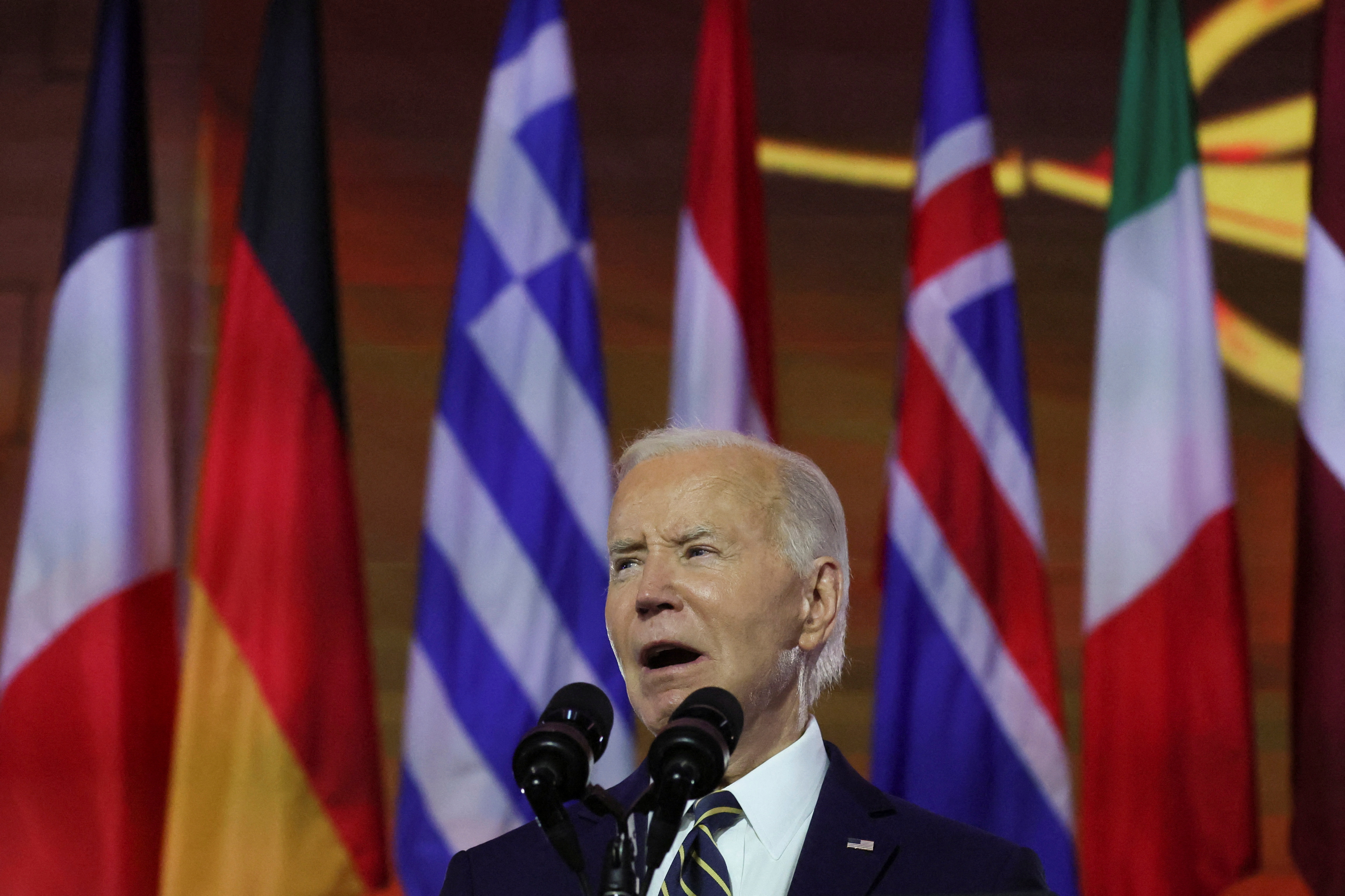 Biden Pledges To Forcefully Defend Ukraine At NATO Summit In Washington
