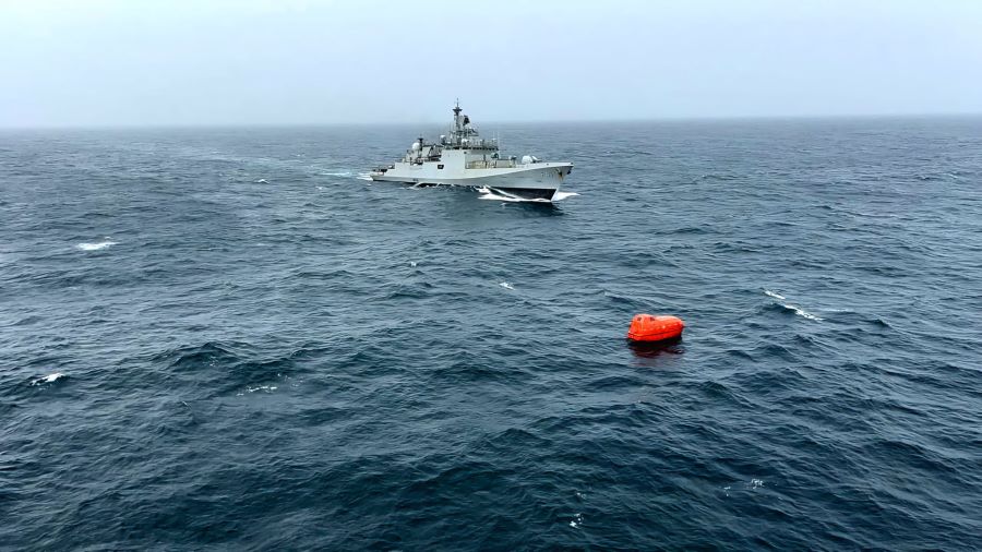 Coast Guard Conducts Sea-Air Operation to Rescue Boat Off Kerala Coast