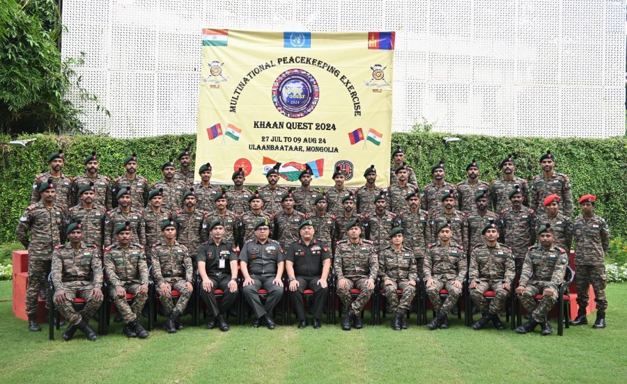Army Contingent Departs For Multinational Military Exercise To Mongolia