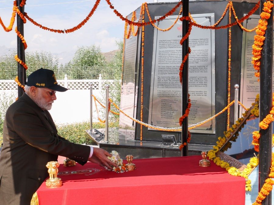 PM. Modi, Dras, Kargil War Memorial, 25th Anniversary