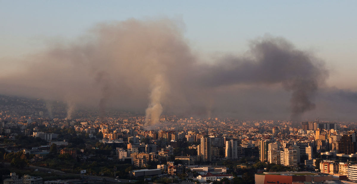 Hezbollah Command Centre Hit by Israeli Airstrikes In Beirut