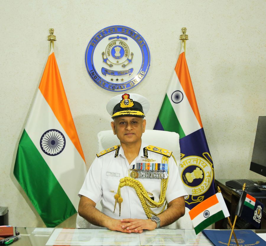 S Paramesh Takes Over As Chief Of Indian Coast Guard