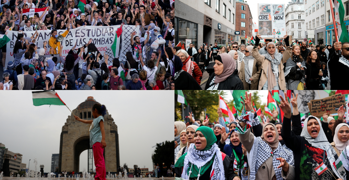 Global Protests Against Gaza War As October 7 Anniversary Nears