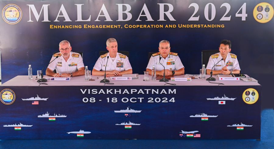 Quad Nations Join Indian Navy In Malabar 2024 Naval Exercise