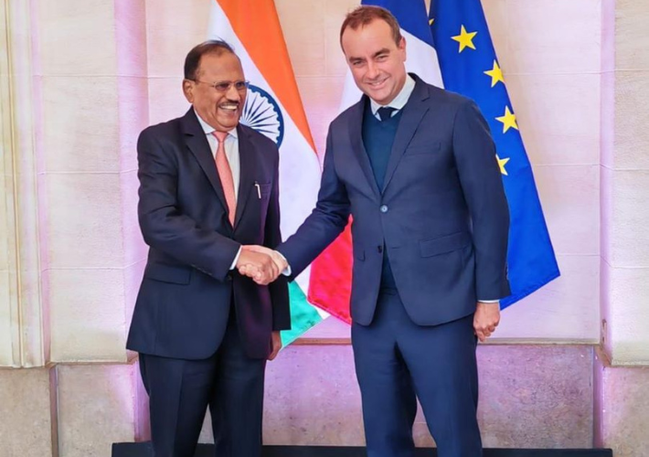 NSA Ajit Doval Holds Talks With French Armed Forces Minister