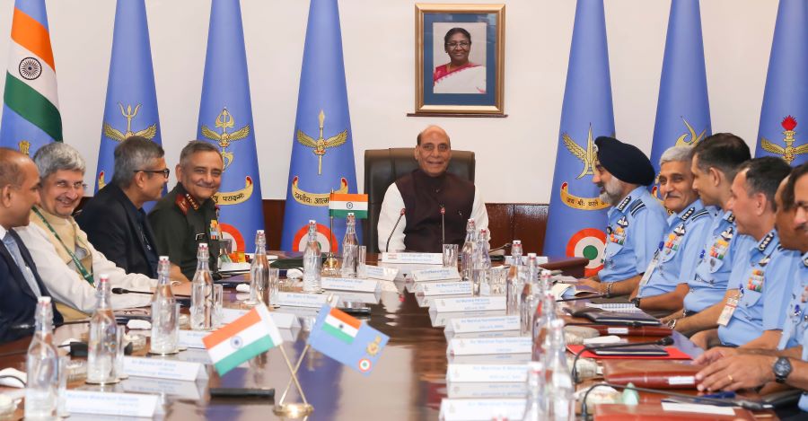 Air Force Commanders' Conference: Rajnath Singh Urges IAF To Enhance Capability Building