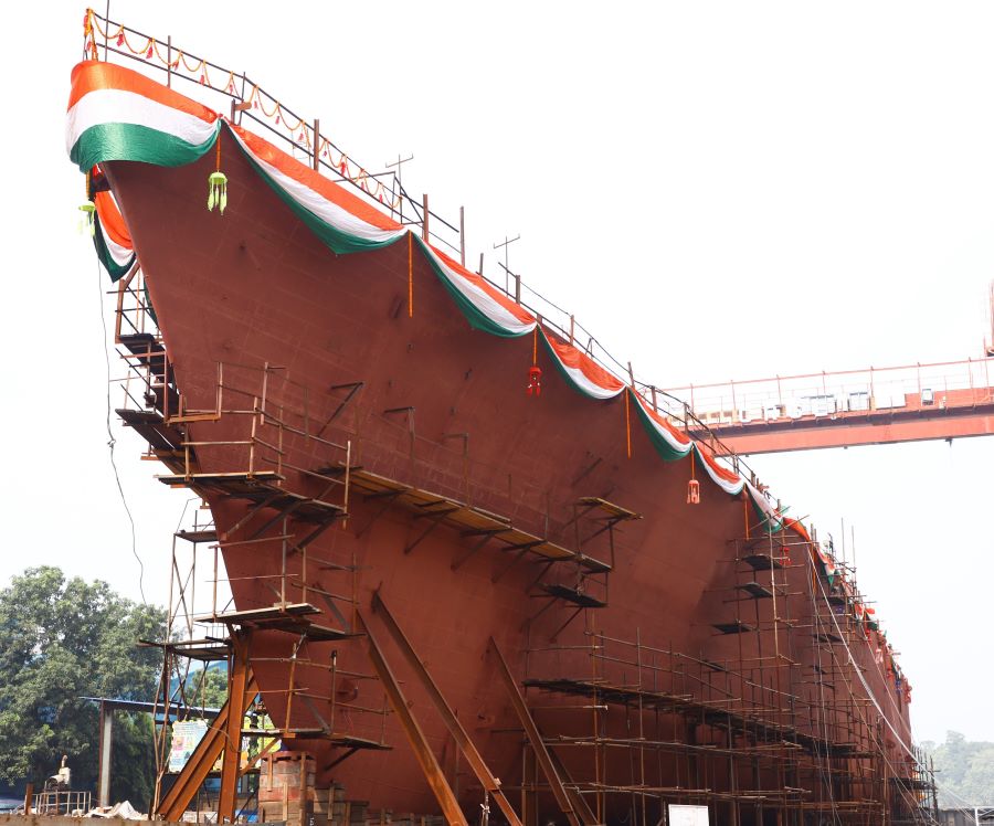 GRSE Unveils Next-Gen Patrol Vessels For Indian Navy