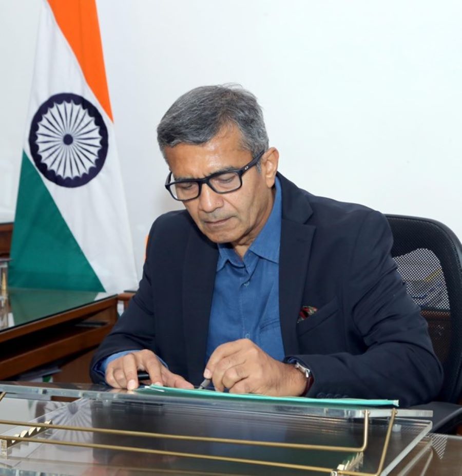 RK Singh Assumes Charge Of Defence Secretary