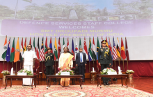 President Addresses Student Officers Of The Defence Services Staff College, Wellington