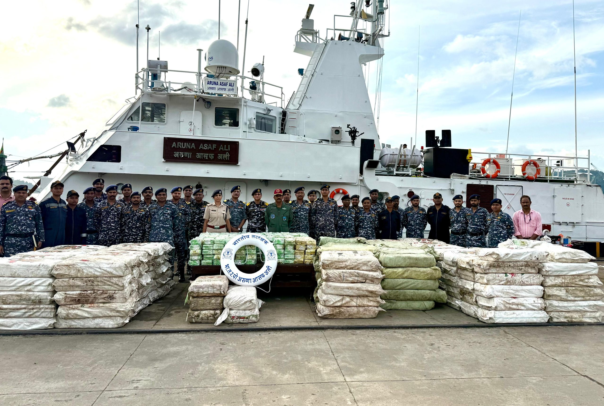 Biggest Drug Haul In Indian Maritime History: ICG Of Andaman And Nicobar Command Apprehends Boat With 5,500 Kg Drugs