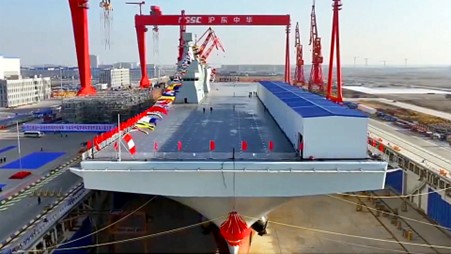 China Unveils Advanced Amphibious Assault Ship Capable Of Launching Fighter Jets