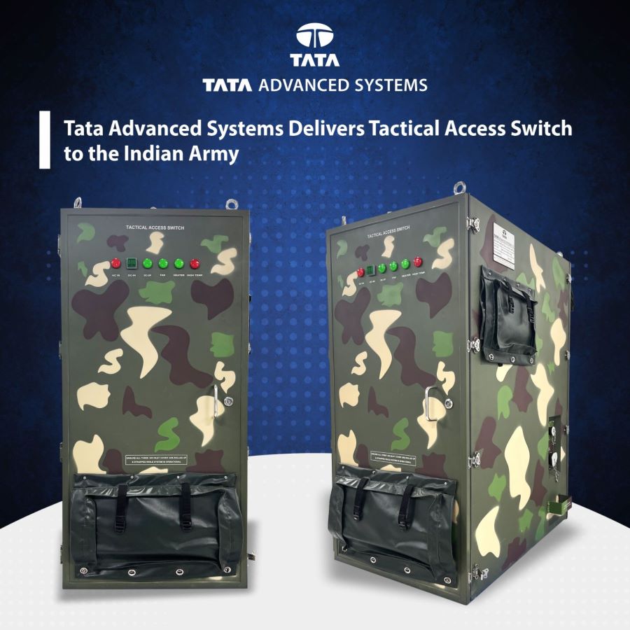 Tata Advanced Systems Delivers First Batch Of Tactical Access Switch Systems To Indian Army