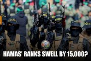 15,000 New Recruits May Have Joined Hamas Since Conflict Began