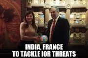 India, France To Tackle Maritime Threats In Indian Ocean Region