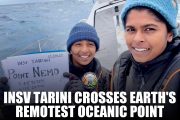 INSV Tarini Crosses Earth's Most Remote Oceanic Point, Collects Crucial Ocean Data At Point Nemo